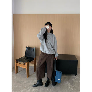 printed hooded sweater