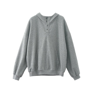 printed hooded sweater