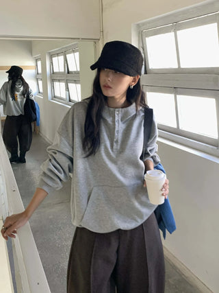 printed hooded sweater