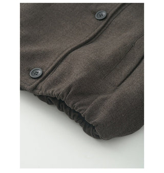 double-breasted wool coat