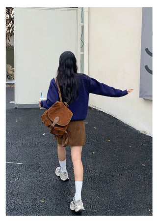 letter jacquard sweater