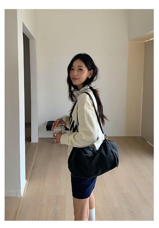 letter jacquard sweater