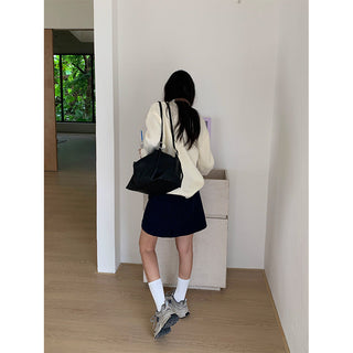 letter jacquard sweater