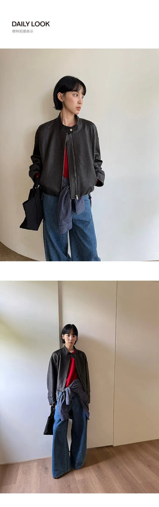 genuine leather jacket