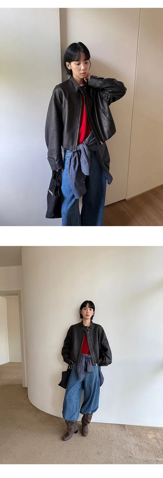 genuine leather jacket