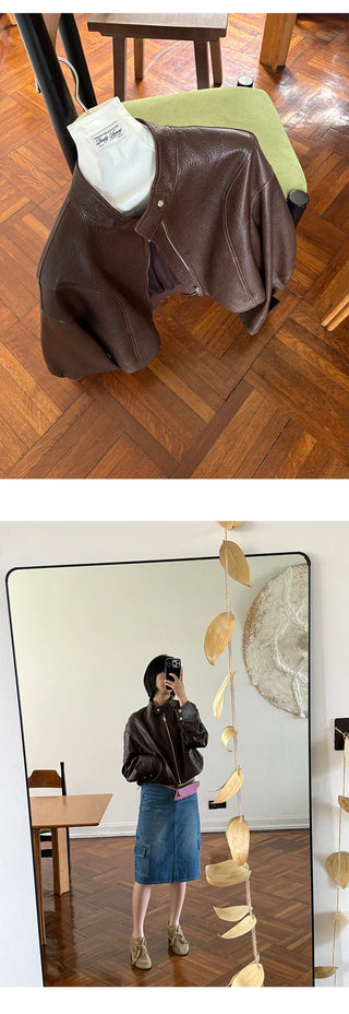 genuine leather jacket