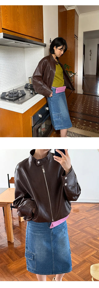 genuine leather jacket