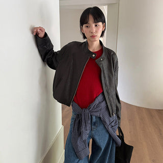 genuine leather jacket