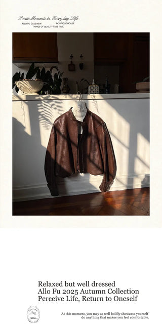 genuine leather jacket