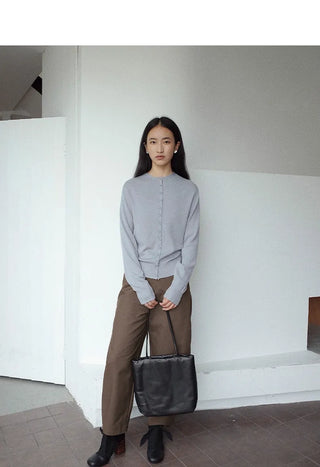 cropped casual pants