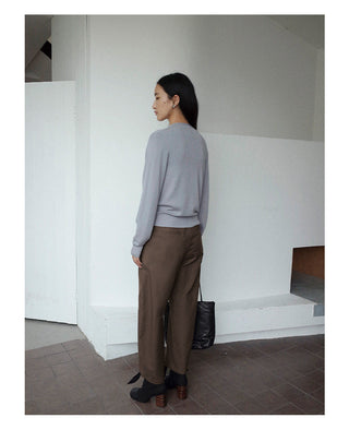 cropped casual pants