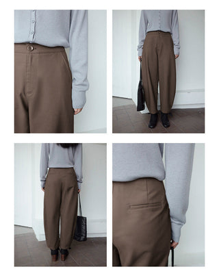 cropped casual pants