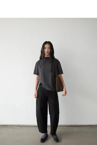 cropped casual pants