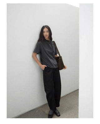 cropped casual pants