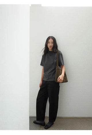 cropped casual pants
