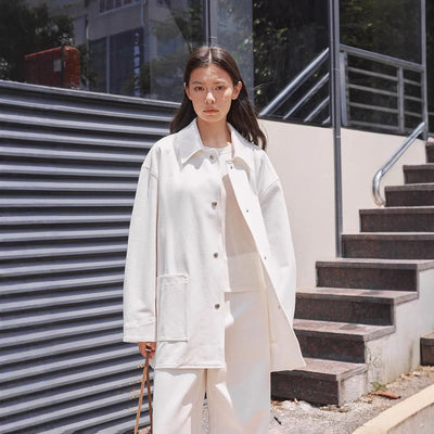 denim casual coat