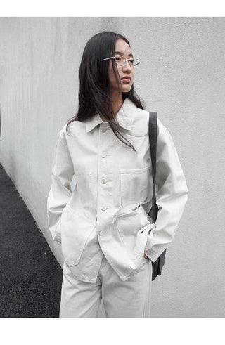 multi-pocket denim jacket