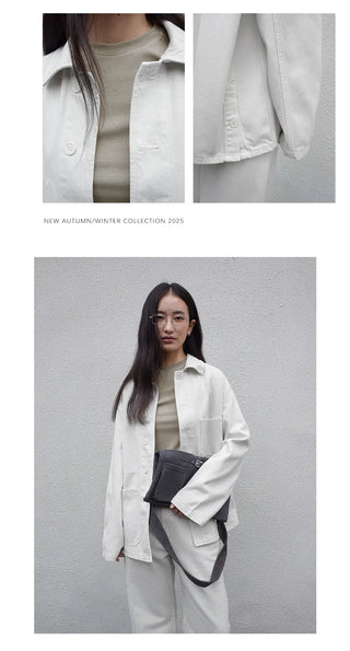 multi-pocket denim jacket