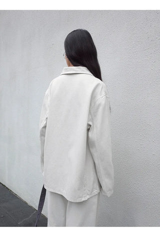 multi-pocket denim jacket