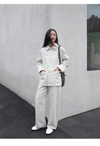 multi-pocket denim jacket