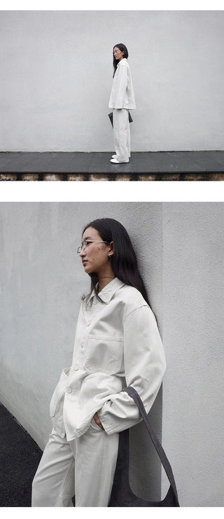 multi-pocket denim jacket