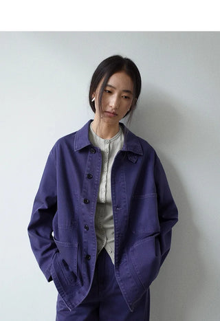 multi-pocket denim jacket