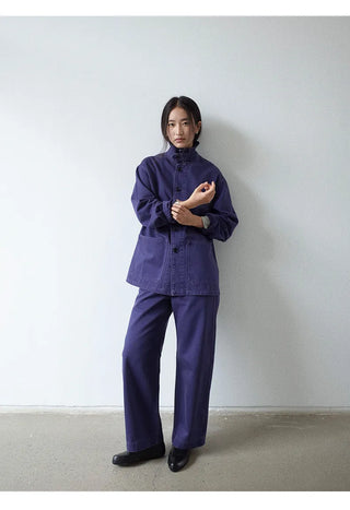 multi-pocket denim jacket