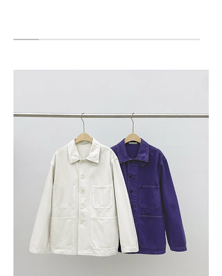 multi-pocket denim jacket