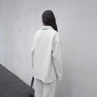 multi-pocket denim jacket