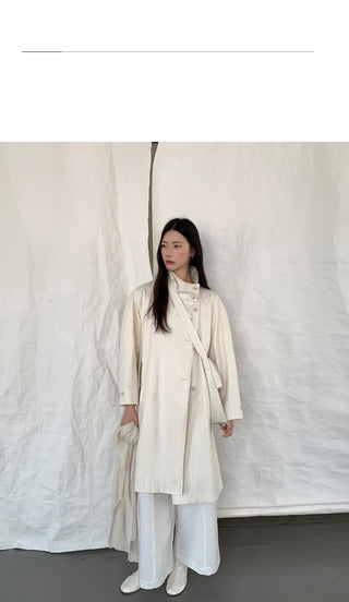 messenger trench coat