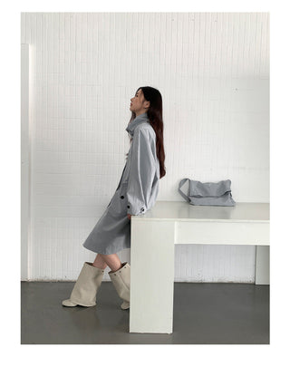 messenger trench coat