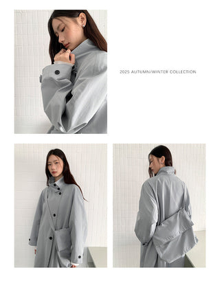 messenger trench coat