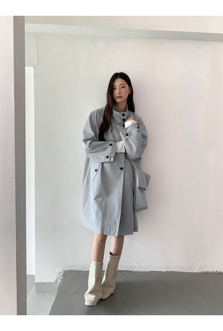 messenger trench coat