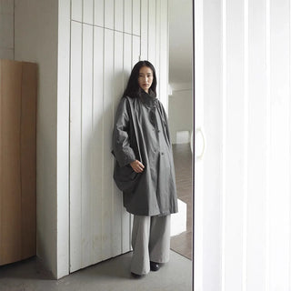 messenger trench coat