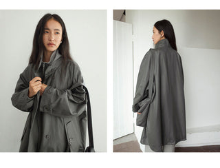 messenger trench coat