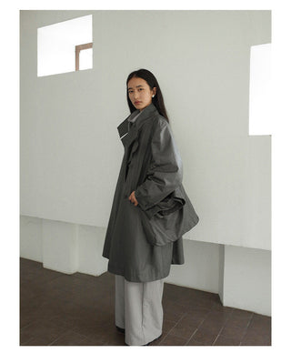 messenger trench coat