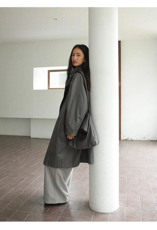 messenger trench coat