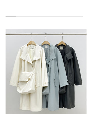 messenger trench coat