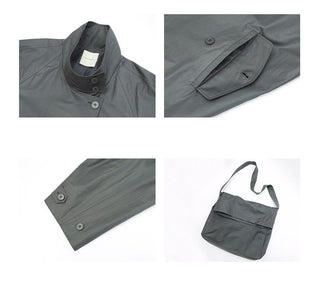 messenger trench coat