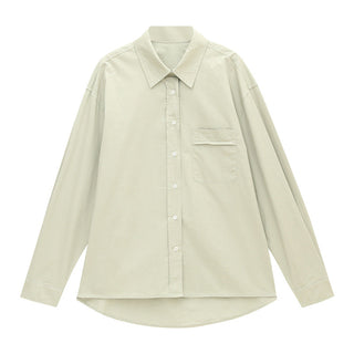 slim cotton shirt