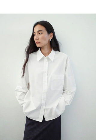 slim cotton shirt