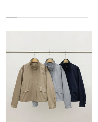 windproof short coat