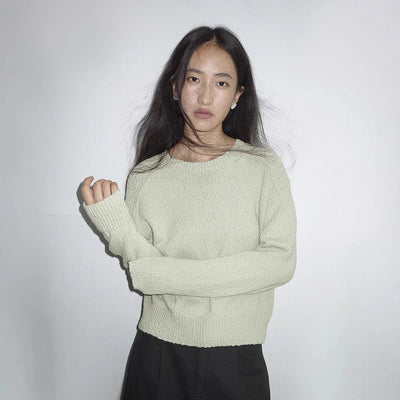 thick knit sweater