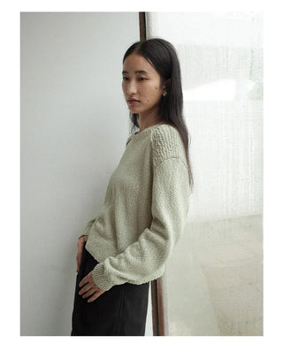 thick knit sweater