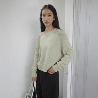 thick knit sweater