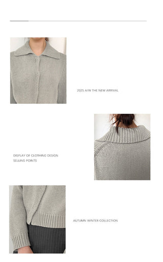 cropped cardigan sweater