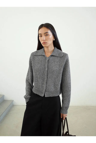 cropped cardigan sweater