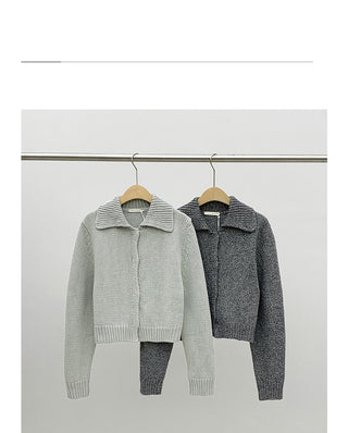 cropped cardigan sweater