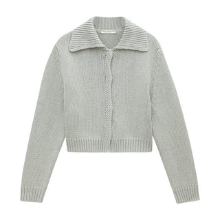 cropped cardigan sweater