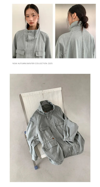 multi-pocket work jacket